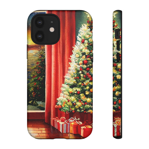 Christmas Tree in Cozy Holiday Home - Impact Resistant Phone Case iPhone 12 Matte